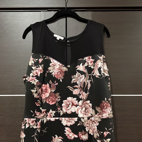 Maurices Cocktail Dress | XXL | Black with Floral Print - Picture 2 of 6